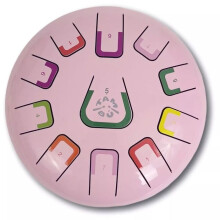Tambú Tongue Drum 11 noten rozen 20 cm - Tongdrum gestemd op Sol M (G)