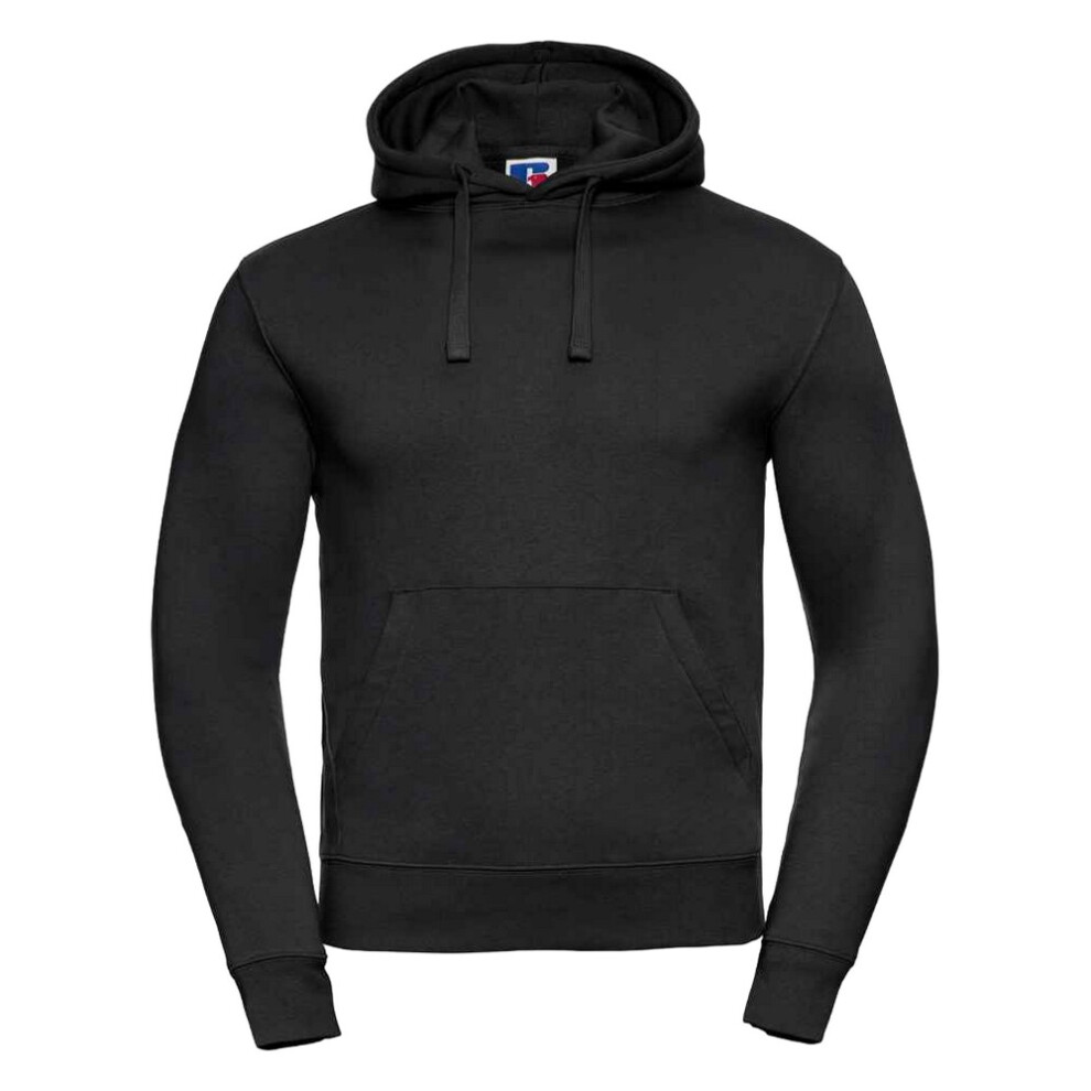 Russell (S, Black) Mens Authentic Hoodie