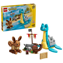 LEGO Pokémon 72162 SMART Play: Eevee and Lapras's Treasure Hunt Age 8+ 623pcs