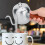 304 Edelstahl Kaffeekanne 500ml Handtropf 3