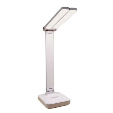 LED Desk Lamp 3 Level Dimmable Touch Night Light USB Rechargeable Eye Protection Foldable Desk Lamp White