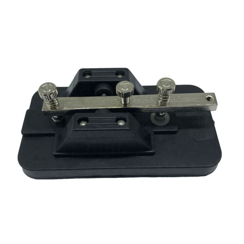 Manuel CW Key Enseignement Telegraph Exerciser avec Buzzer Short Wave Radio Morse Code Key 2