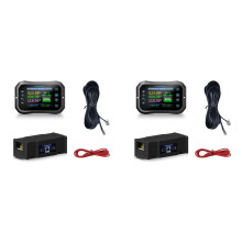 2X KM140F WiFi Coulomb-Meter 400A Volt-Amperemeter Power RV Batteriekapazitätstester Monitor für Alle Batterien