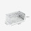 Minimalistischer Taschentuchhalter Wand Silber 6