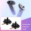 4 Stück 3D-Analog-Joysticks für Meta Quest3 VR-Controller, Thumbstick, 3D-Analog-Joystick für Quest3 8