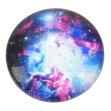 10pcs/lot Mix Color Glass Cabochon Flat universe Starry sky DIY Handicraft Garden Decoration Crafts Random 20 Mm