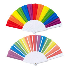 Ventole Arcobaleno, Confezione da 72 Ventole, Ventagli Pieghevoli Portatili Rainbow LGBTQ, Decorazioni per Feste con Ventagli Pieghevoli