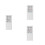 3X Replacement AM04 AM05 Remote Control Compatible with  Fan Heater Models AM04 AM05 Remote Control(Silver) 1