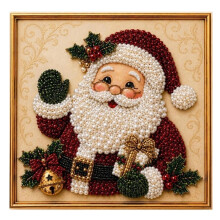 (A) DIY Christmas Pearl Diamond Painting Art Kit, Christmas Pearl Art Kits For Adult