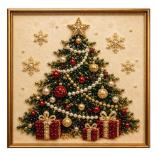 (C) DIY Christmas Pearl Diamond Painting Art Kit, Christmas Pearl Art Kits For Adult