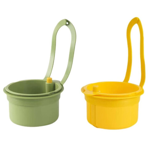 Kitchen Sink Strainer Basket Multi-Functional Faucet Hanging Strainer with Automatic Dumping