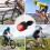 2X Bicycle Light Induction Tail Light Warning Lamp Magnetic Power Generate Taillight Self Powered Magnetic Warn Light 1