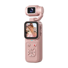 4K Action Camera 16X Digital Zoom 180 Lens Flip 1.69 Touch Screen 48MP Pocket Digital Camera Sports Cam C