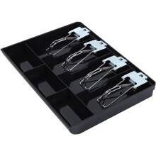 3X Hart Huelle Clip Registrierkasse Neu Klassifizieren Shop Kassierer MüNz Schublade Box Kassen Schublade Fach GeldzäHler Huelle