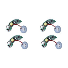 4Pcs 5V Luftbefeuchter-Treiberplatine Nebelhersteller Zerstäubungsscheiben Stabiles Ultrafeines Zubehör für Große Sprühkreise mit Geringem