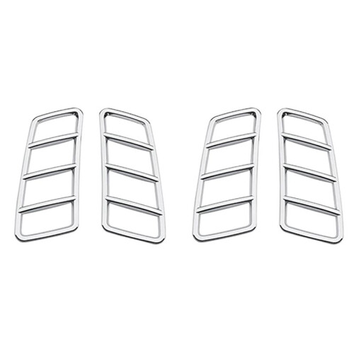 2X Chrom Abzugs Blende für - ML W166 GL X166 GLE GLS
