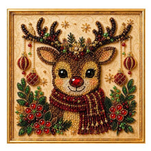 (B) DIY Christmas Pearl Diamond Painting Art Kit, Christmas Pearl Art Kits For Adult