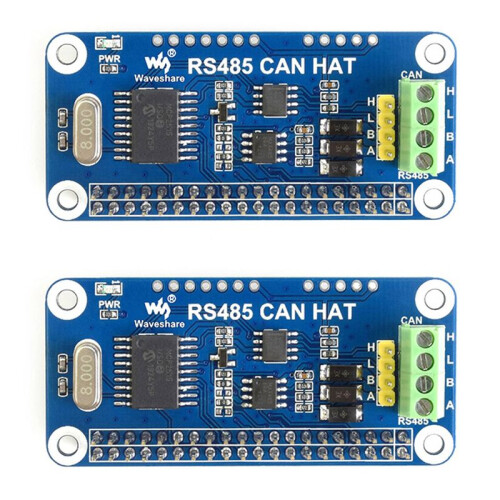 2X Waveshare MCP2515 RS485 Communication CAN BUS Module HAT Carte D'Extension pour Raspberry Pi 3 Modèle B + 3B  4 4B Zero