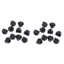 20 Delar T10 Sockel InstrumentbräDa Instrumentpanel Sockel T10 W5W 168 192 194 Twist Lock Kilbaser Lampa Dash Bulb Plug