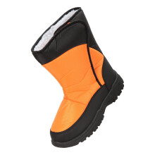 (11 UK Child, Orange) Mountain Warehouse Childrens/Kids Caribou Adaptive Striped Snow Boots