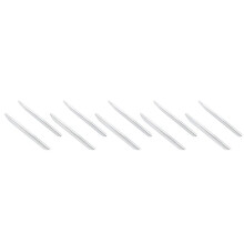 5X Front Fog Lamp Cover Eyebrow Eyelid Garnish Outer Foglight Trim for 10Th 2016-2018