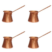 4X Café Turc Turc Café Pot 320 Ml Café Turc Turc Cuivre Cafetière pour Turc Cezve Cafétéria