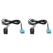 2X Radio Extension AUX Port USB Adaptateur Câble Câblage Assy pour Sportage