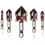 10PCS Countersink Drill Bit Set, 82 Degree HSS Counter Sink Drill Bit for Wood, Metal, Plastic Countersink Bit Set 9