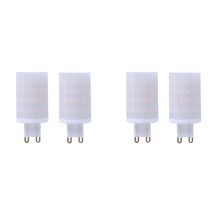 4x Tuya WiFi G9 Dimmable Light G9 6W LED Lamp Bulb Halogen Light Voice Control LED Bulbs 2PCS EU Plug