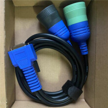 2X Câble de Type Y pour Camion PN 493148, Adaptateur 6 Broches + 9 Broches pour Outil de Détection de Pannes de Camion Nexiq USB Link.
