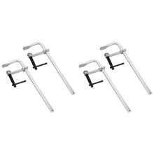 Lot de 4 Pinces F 12 Pouces Pinces Ă Souder Pince Ă Barre en Acier Heavy Duty Max Open 12 Pouces, Profondeur de Gorge 3 Pouces