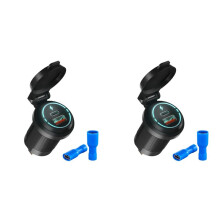 2X PD+USB-Ladebuchse Wasserdichte Marine QC3.0 USB-Steckdose für Marine, Boot, Motorrad, LKW, Golfwagen