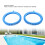 Ersatzreifen Poolreiniger Gummi Blau 1
