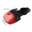 2X Bicycle Light Induction Tail Light Warning Lamp Magnetic Power Generate Taillight Self Powered Magnetic Warn Light 7