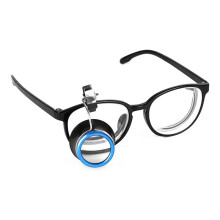 2pcs Clip Eyeglass Magnifier, 20X Watchmaker Loupe Jewelers Loupe Magnifying Glass Watchmaker