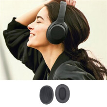 4X für WH-XB900N Kopfhörer-Abdeckung XB900N Headset-Schwamm-Abdeckung, Multifunktionale Ohrenschützer, Schwarz