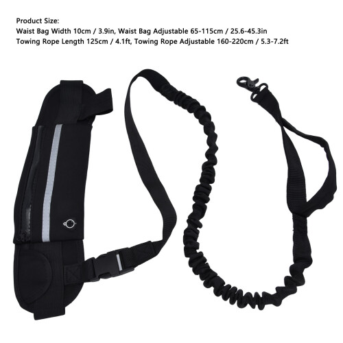 Hundeleine elastisch Gürteltasche Set 1