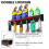 2PCS Pneumatic Tool Holder/Aerosol Rack Combo, Wall Mounted Spray Can Bottle Holder, Air Tool Organizer 4