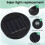 4 Pack Solar Lights Replacement Top Solar Panel Lantern Lid Lights , Lantern Light Replacement , Garden Patio Decor 5