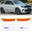 4Pair Front Left Right Bumper Side  Light Lamp Plastic 68476819AA 68476818AA for  Durango 2021-2023 8