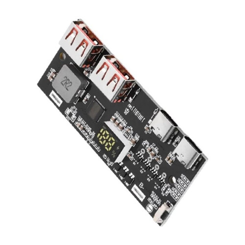 QC4.0 PD3.0 Full Agreement 22.5W Charging Motherboard Fast Charging Mobile Power Module DIY Lithium Iron Digital Display 1