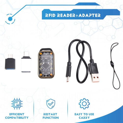 2X Chameleon Ultra  Card Emulator RFID  Chip Reader+3XUID Keychain 125K 13.56M Card Decode NFC Duplicator 2