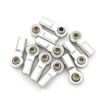 40 Pièces Métal M3 Embout de Biellette Rotule Lien Rotule pour 1/10 Crawler de Voiture Télécommandé AXIAL SCX10  Trx4 D90  CC01,3