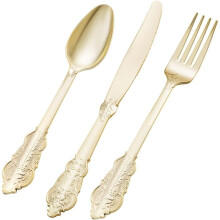 1set/75PCS Plastic Tableware, Suitable for 25 Guests, Wedding Party Use, Can Be Used As A Disposable Tableware Set