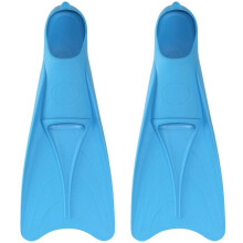 Aletas de Snorkel, Zapatos para Nadar Al Aire Libre, Aletas de Natación, Aletas de Entrenamiento para Buceo Libre, Talla S (36-38), Color Azul