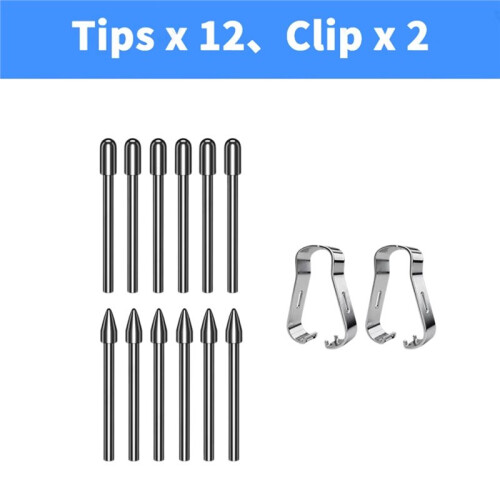 Stylus Tip for   Tab S7/S8/S9+ S23 Note20 Replacable Touch Stylus S Pen Tip with Clip 1