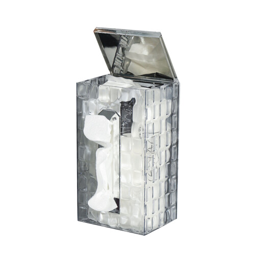 Minimalistischer Taschentuchhalter Wand Silber