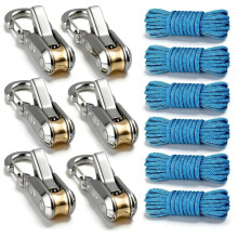Rope Tightening Tool Heavy-Duty Retractable Tie Down Rope for Camping Boating Outdoor Gear Tying Rope Tensioner Tool