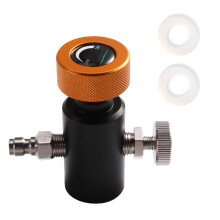 Double Hole with 8mm Male and Deflated Screw Tr21-4 Thread Refill Adapter for Quick Charging Adaptor