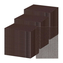 100 Stuks 4x5,5'' Zeefjes voor Het Reinigen van Bakplaten en Grills, Voorbehandelde Schuurpads